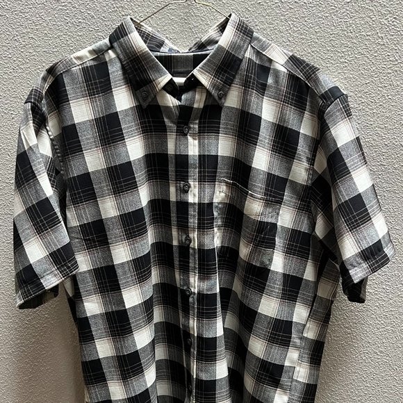 Pendleton Other - Sir Pendleton Size L Woolen Mills Plaid Short Sleeve Button Down Shirt Wool